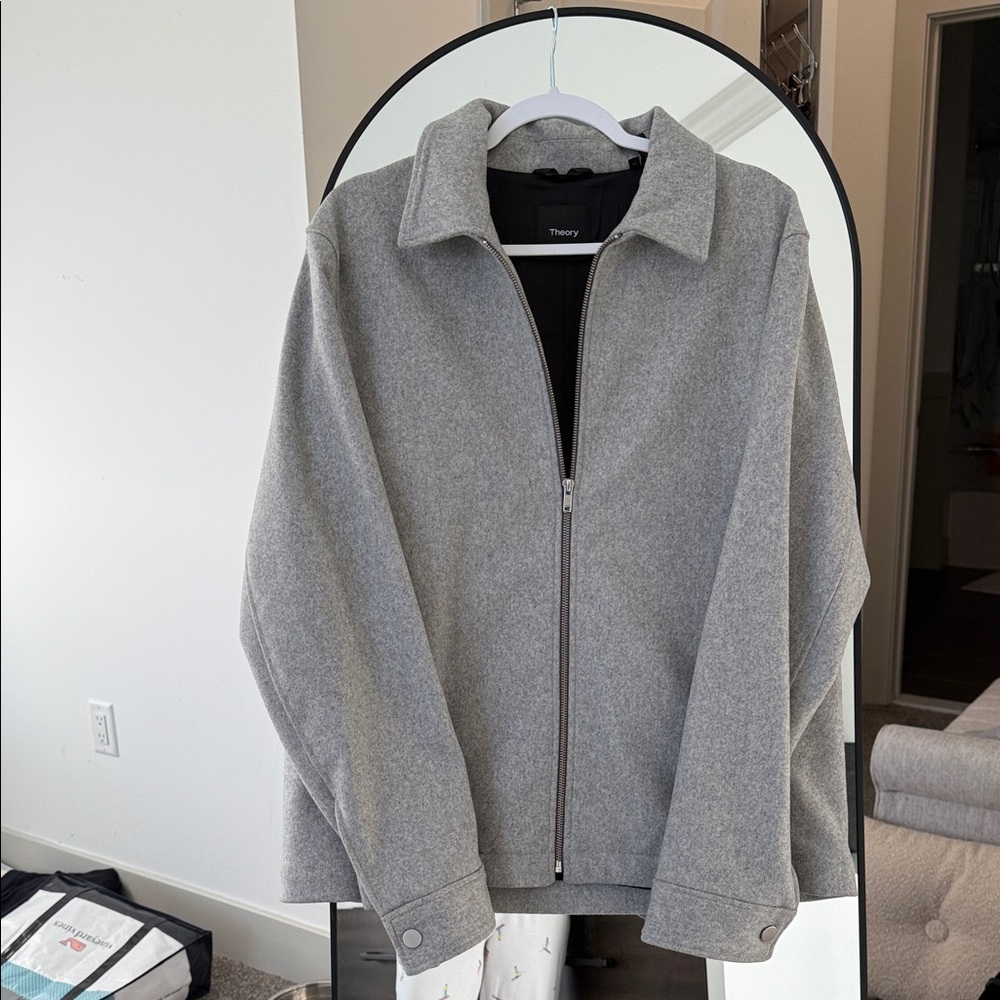 Theory Men's Zip-Up Jacket in Gray